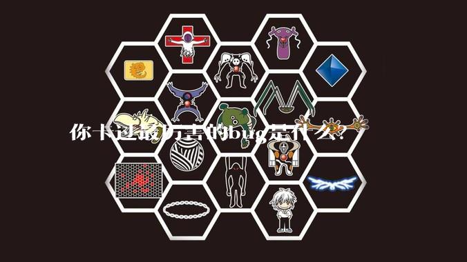 你卡过最厉害的bug是什么？