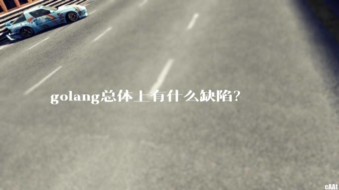 golang总体上有什么缺陷？