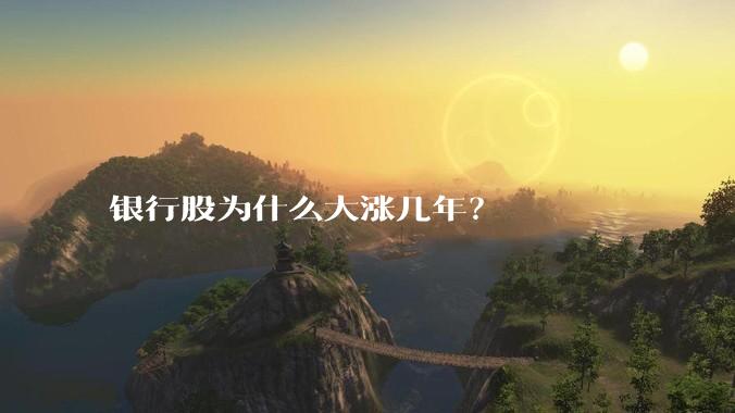 银行股为什么大涨几年？